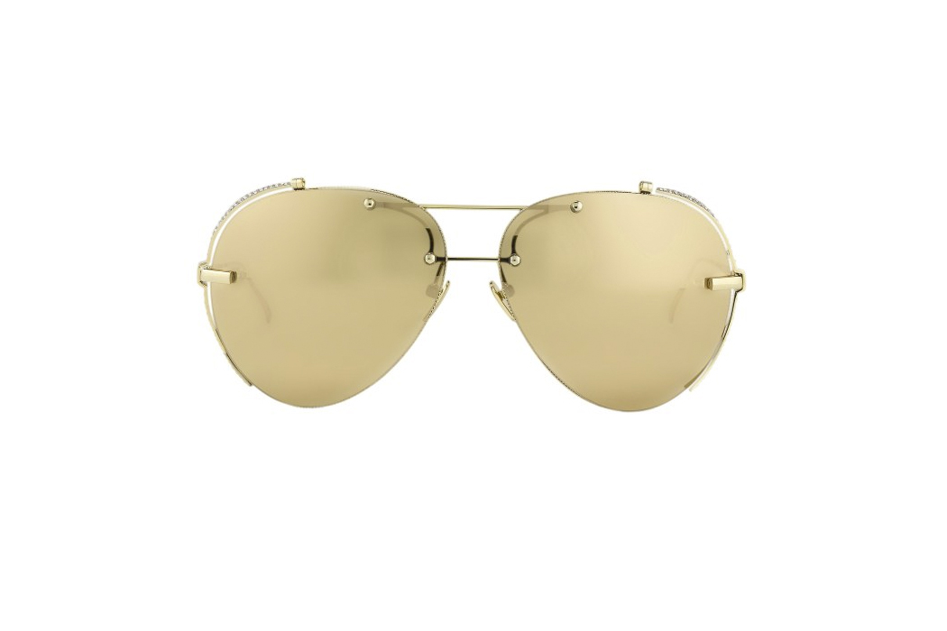 Linda_Farrow_gold_sunglasses