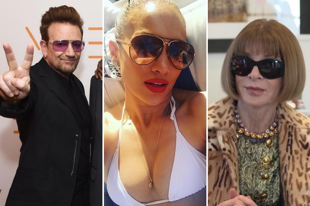 celebrities who love to wear sunglasses
